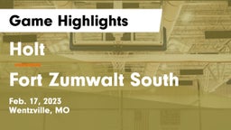 Holt  vs Fort Zumwalt South  Game Highlights - Feb. 17, 2023