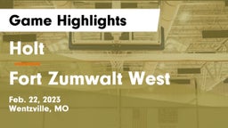 Holt  vs Fort Zumwalt West  Game Highlights - Feb. 22, 2023