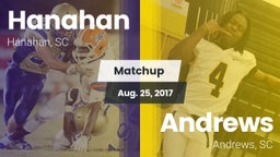Matchup: Hanahan  vs. Andrews  2017