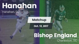 Matchup: Hanahan  vs. Bishop England  2017