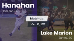 Matchup: Hanahan  vs. Lake Marion  2017