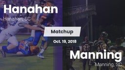 Matchup: Hanahan  vs. Manning  2018