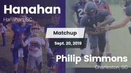 Matchup: Hanahan  vs. Philip Simmons  2019