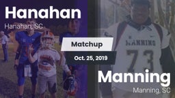 Matchup: Hanahan  vs. Manning  2019