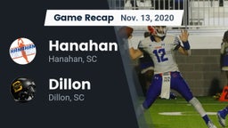 Recap: Hanahan  vs. Dillon  2020