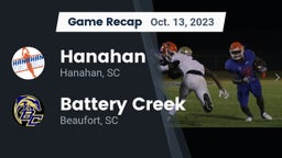 Recap: Hanahan  vs. Battery Creek  2023