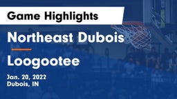 Northeast Dubois  vs Loogootee  Game Highlights - Jan. 20, 2022