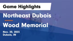 Northeast Dubois  vs Wood Memorial  Game Highlights - Nov. 20, 2023
