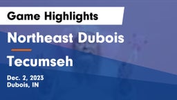 Northeast Dubois  vs Tecumseh  Game Highlights - Dec. 2, 2023