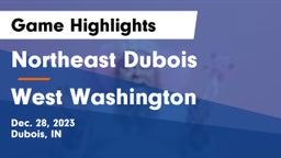Northeast Dubois  vs West Washington  Game Highlights - Dec. 28, 2023