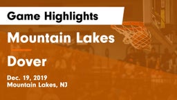 Mountain Lakes  vs Dover  Game Highlights - Dec. 19, 2019