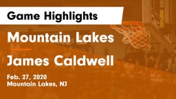 Mountain Lakes  vs James Caldwell  Game Highlights - Feb. 27, 2020