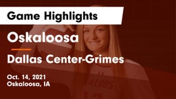 Oskaloosa  vs Dallas Center-Grimes  Game Highlights - Oct. 14, 2021