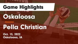 Oskaloosa  vs Pella Christian  Game Highlights - Oct. 13, 2022