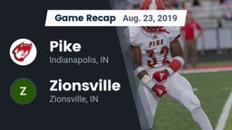 Recap: Pike  vs. Zionsville  2019