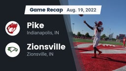 Recap: Pike  vs. Zionsville  2022