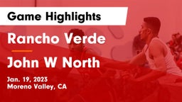 Rancho Verde  vs John W North Game Highlights - Jan. 19, 2023