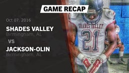 Recap: Shades Valley  vs. Jackson-Olin  2016