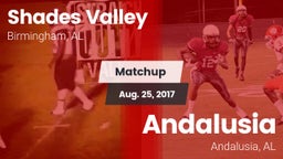 Matchup: Shades Valley High vs. Andalusia  2017