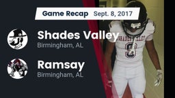 Recap: Shades Valley  vs. Ramsay  2017