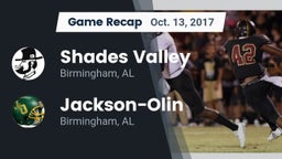 Recap: Shades Valley  vs. Jackson-Olin  2017