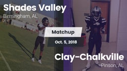 Matchup: Shades Valley High vs. Clay-Chalkville  2018