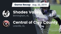 Recap: Shades Valley  vs. Central  of Clay County 2019