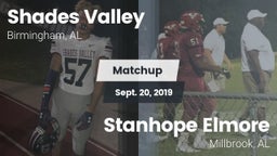 Matchup: Shades Valley High vs. Stanhope Elmore  2019