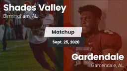 Matchup: Shades Valley High vs. Gardendale  2020
