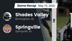 Recap: Shades Valley  vs. Springville  2022