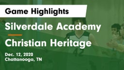 Silverdale Academy  vs Christian Heritage  Game Highlights - Dec. 12, 2020