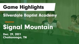 Silverdale Baptist Academy vs Signal Mountain Game Highlights - Dec. 29, 2021