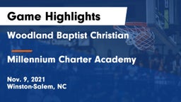Woodland Baptist Christian  vs Millennium Charter Academy Game Highlights - Nov. 9, 2021