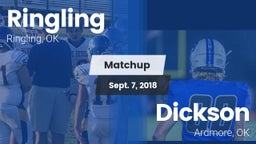 Matchup: Ringling  vs. Dickson  2018