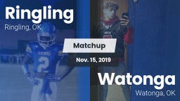 Matchup: Ringling  vs. Watonga  2019