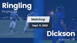 Matchup: Ringling  vs. Dickson  2020