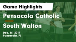 Pensacola Catholic  vs South Walton Game Highlights - Dec. 16, 2017