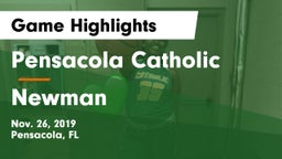 Pensacola Catholic  vs Newman  Game Highlights - Nov. 26, 2019