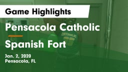 Pensacola Catholic  vs Spanish Fort  Game Highlights - Jan. 2, 2020