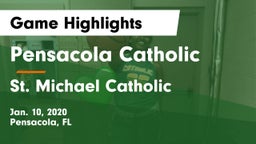 Pensacola Catholic  vs St. Michael Catholic  Game Highlights - Jan. 10, 2020