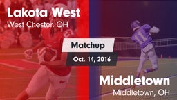 Matchup: Lakota West vs. Middletown  2016