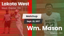 Matchup: Lakota West vs. Wm. Mason  2017
