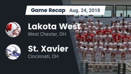 Recap: Lakota West  vs. St. Xavier  2018