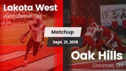 Matchup: Lakota West vs. Oak Hills  2018