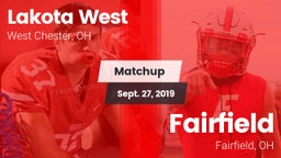 Matchup: Lakota West vs. Fairfield  2019