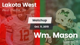 Matchup: Lakota West vs. Wm. Mason  2019