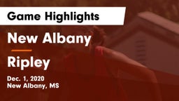 New Albany  vs Ripley  Game Highlights - Dec. 1, 2020
