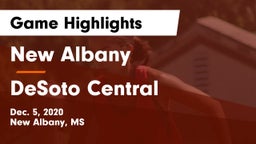 New Albany  vs DeSoto Central  Game Highlights - Dec. 5, 2020