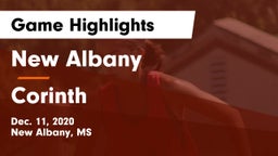New Albany  vs Corinth  Game Highlights - Dec. 11, 2020