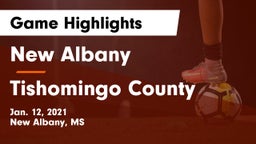 New Albany  vs Tishomingo County  Game Highlights - Jan. 12, 2021